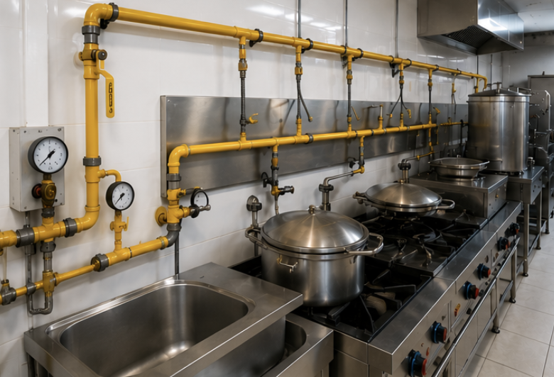 Instalasi Gas Katering Komersial
