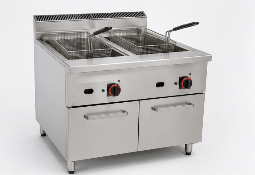 Commercial Gas Deep Fryer 2 Tank