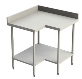Corner Bench with Splash Back