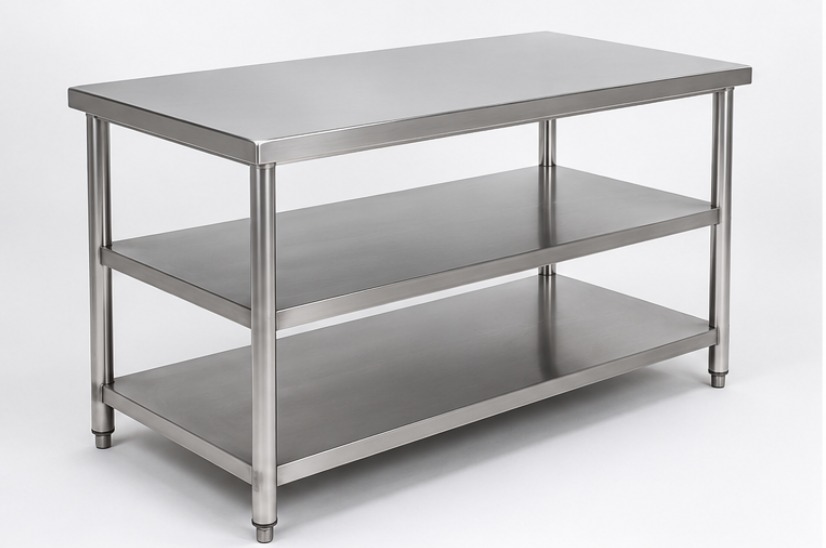 Stainless Steel Work Table 3 Tier