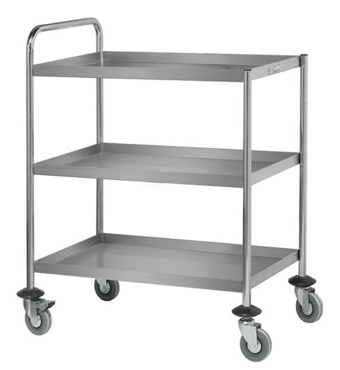 Stainless Steel 3 Tier Trolley